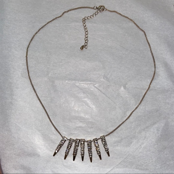 Vintage Rhinestone Necklace - Picture 3 of 12